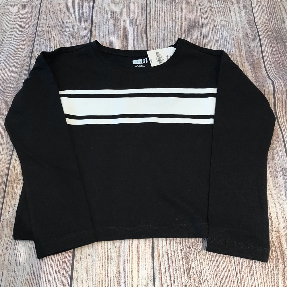 Crazy 8 Girls Long Sleeve T-shirt Medium